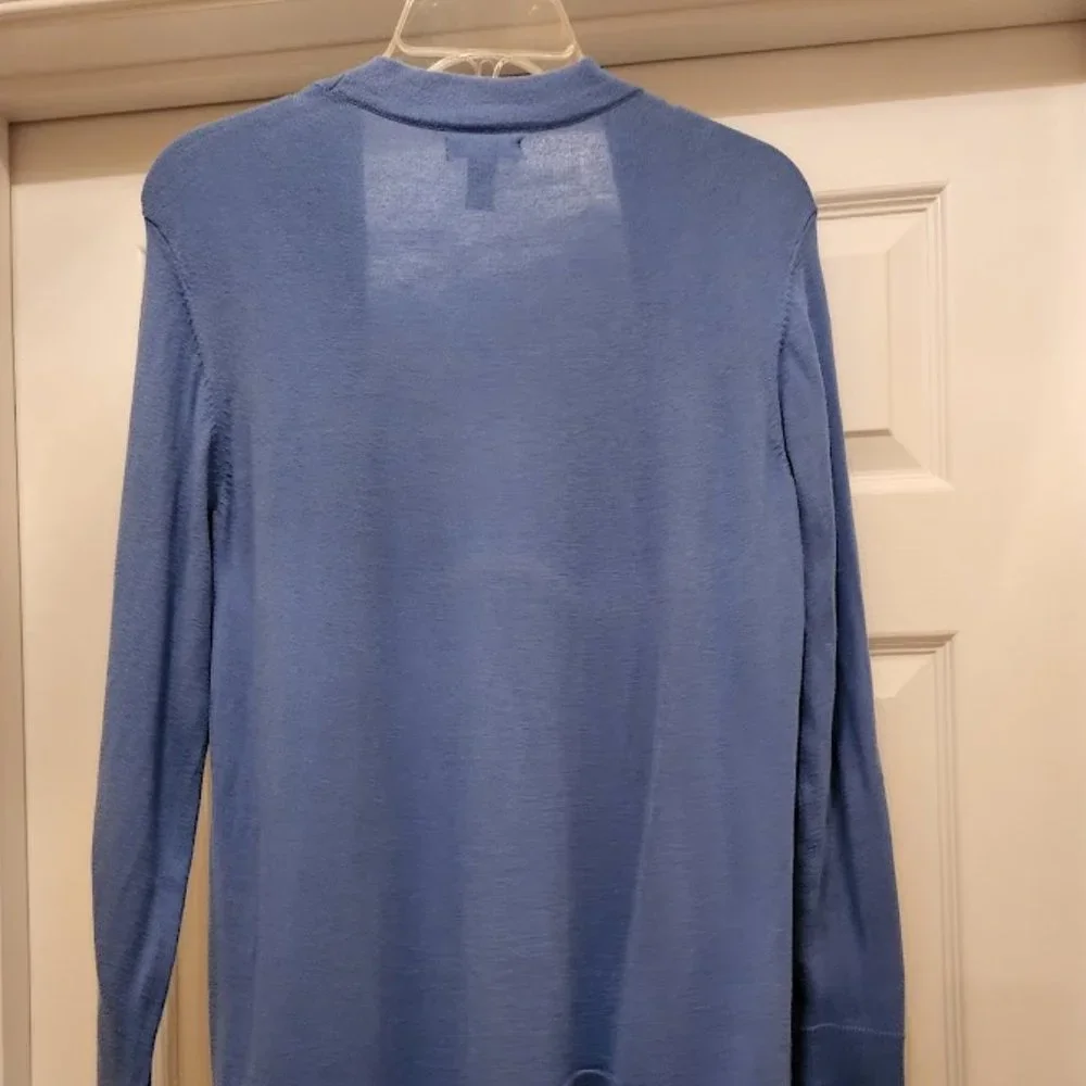 GAP long sleeved blue cardigan - Picture 4 of 5